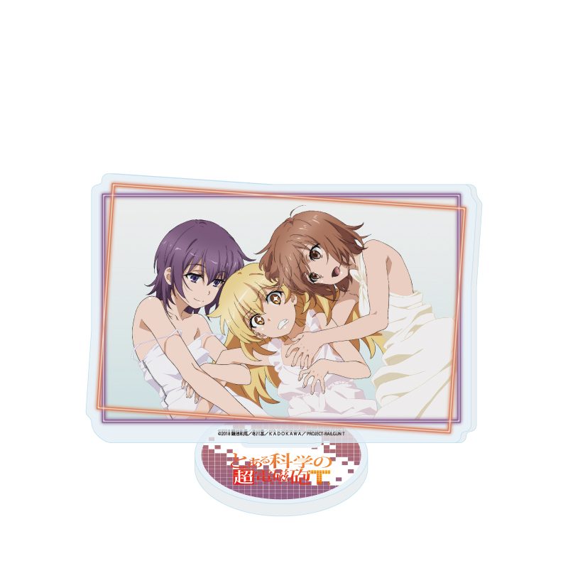 アクリルスタンド とある科学の超電磁砲T 19 Dデザイン(場面写イラスト) (Acrylic Stand "A Certain Scientific Railgun T" 19 D Design (Scenes Illustration))