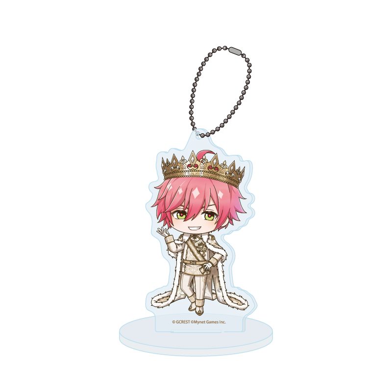 アクリルスタンドキーホルダー 夢王国と眠れる100人の王子様 67 ヴィオ(ミニキャライラスト) (Acrylic Stand Key Chain "100 Sleeping Princes and the Kingdom of Dreams" 67 Vio (Mini Character Illustration))