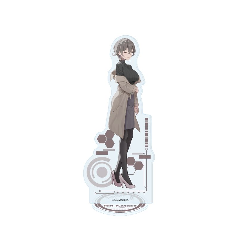アクリルスタンド VIRTUAL GIRL @ WORLD'S END 05 片瀬凛(公式イラスト) (Acrylic Stand "Virtual Girl @ World's End" 05 Katase Rin (Official Illustration))
