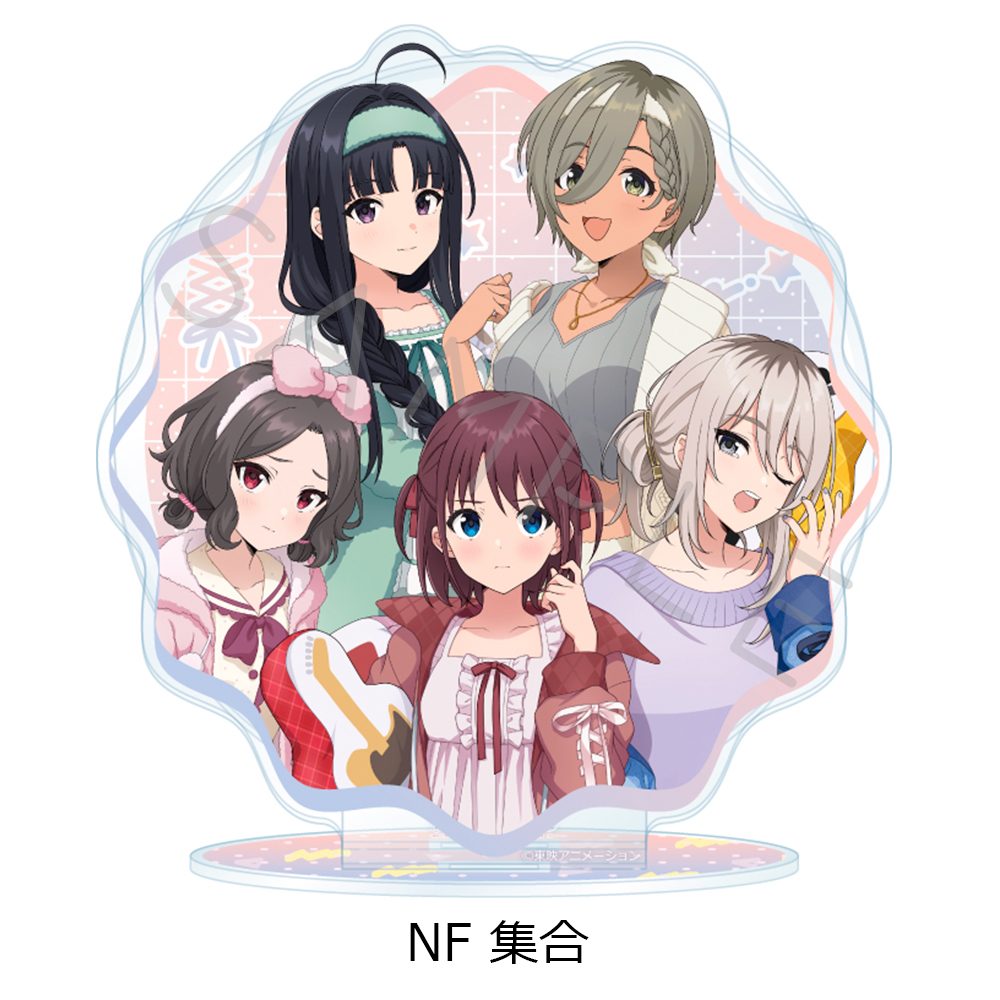 ガールズバンドクライ 第4弾 ビッグアクリルスタンド NF 集合 ("Girls Band Cry" Vol. 4 Big Acrylic Stand NF Group)