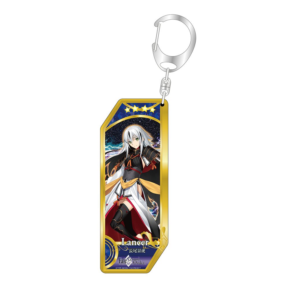 Fate/Grand Order サーヴァントキーホルダー 320 ランサー/長尾景虎 ("Fate/Grand Order" Servant Key Chain 320 Lancer / Nagao Kagetora)