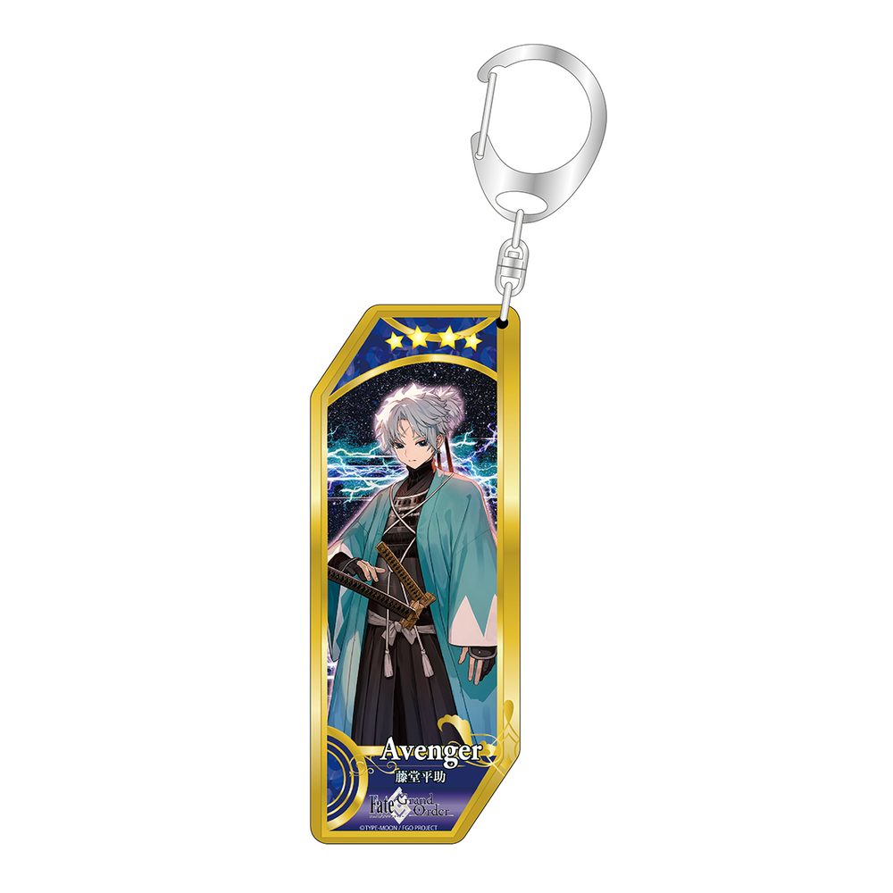 Fate/Grand Order サーヴァントキーホルダー 322 アヴェンジャー/藤堂平助 ("Fate/Grand Order" Servant Key Chain 322 Avenger / Todo Heisuke)