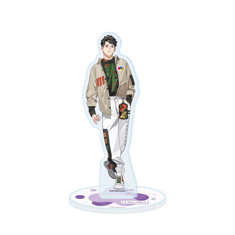 アクリルスタンド 連れてって!るるぶさん 14 るるぶ福岡(公式イラスト) (Acrylic Stand "Tsuretette! Rurubu-san" 14 Rurubu Fukuoka (Official Illustration))