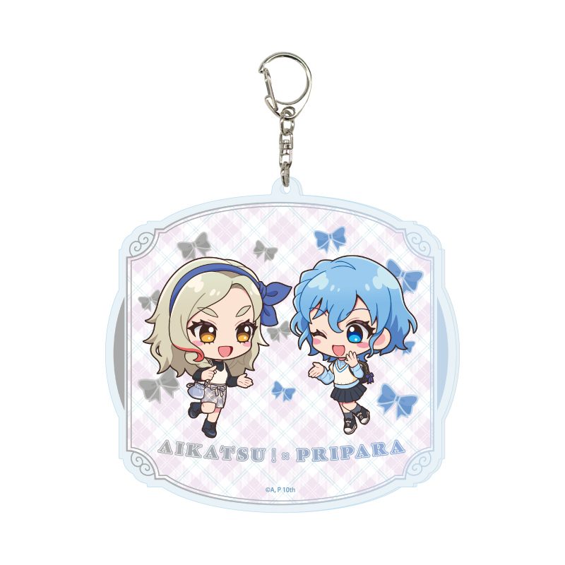 デカアクリルキーホルダー アイカツ!×プリパラ THE MOVIE -出会いのキセキ!- 05 凛&ドロシー(ミニキャライラスト) (Deka Acrylic Key Chain "Aikatsu! x PriPara The Movie: A Miracle Encounter!" 05 Rin & Dorothy (Mini Character Illustration))