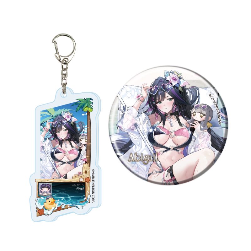 アクリルキーホルダー&缶バッジセット エターナルリターン 03 アビゲイル(公式イラスト) (Acrylic Key Chain & Can Badge Set "Eternal Return" 03 Abigail (Official Illustration))
