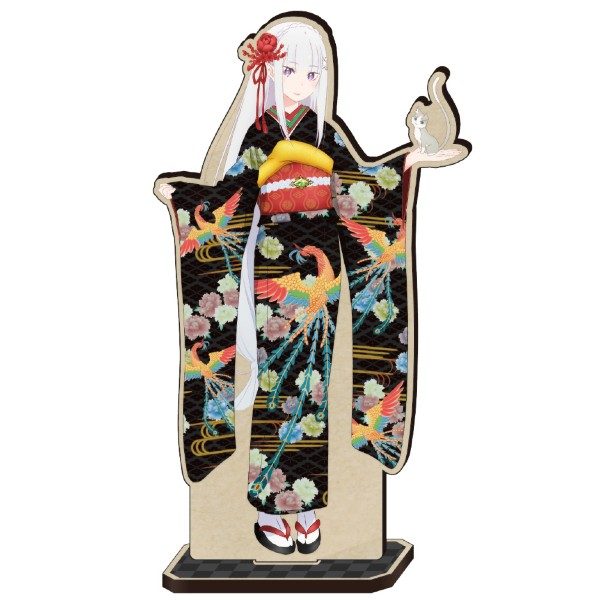 Re:ゼロから始める異世界生活 MOKUスタ エミリア 振袖Ver. ("Re:Zero kara Hajimeru Isekai Seikatsu" MOKU Stand Emilia Furisode Ver.)