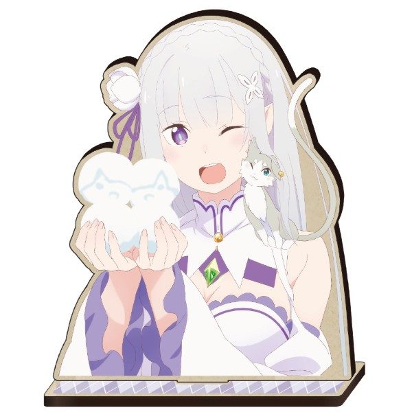 Re:ゼロから始める異世界生活 MOKUスタ エミリア 雪だるまVer. ("Re:Zero kara Hajimeru Isekai Seikatsu" MOKU Stand Emilia Snowman Ver.)