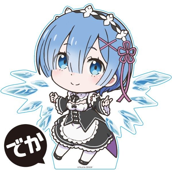 Re:ゼロから始める異世界生活 でかぷにこれ!アクリルフィギュア レム ("Re:Zero kara Hajimeru Isekai Seikatsu" Deka Puni Colle! Acrylic Figure Rem)