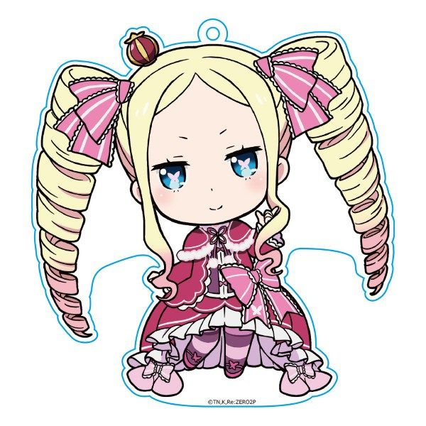 Re:ゼロから始める異世界生活 ぷにこれ!キーホルダー(スタンド付) ベアトリス ("Re:Zero kara Hajimeru Isekai Seikatsu" Puni Colle! Key Chain (with Stand) Beatrice)