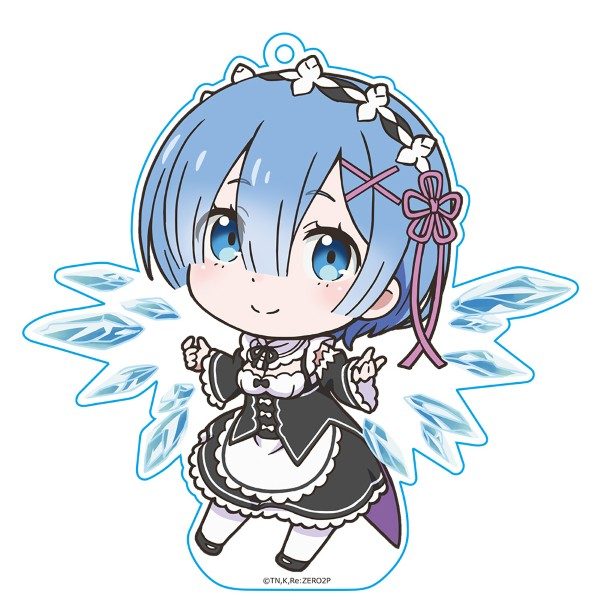 Re:ゼロから始める異世界生活 ぷにこれ!キーホルダー(スタンド付) レム Ver.2 ("Re:Zero kara Hajimeru Isekai Seikatsu" Puni Colle! Key Chain (with Stand) Rem Ver. 2)