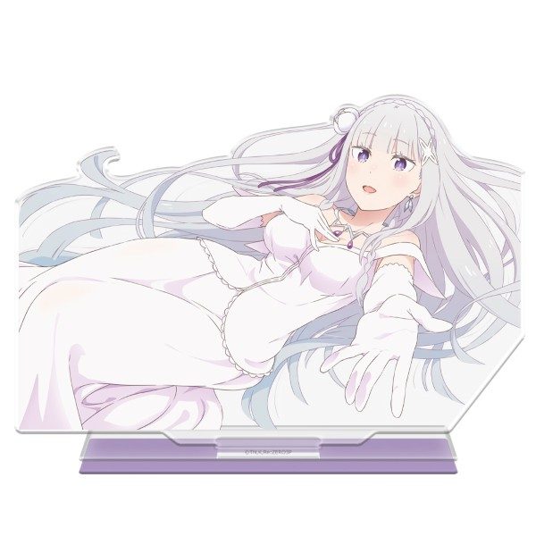 Re:ゼロから始める異世界生活 アクリルキャラスタンド エミリア ウェディングドレスVer. ("Re:Zero kara Hajimeru Isekai Seikatsu" Acrylic Chara Stand Emilia Wedding Dress Ver.)