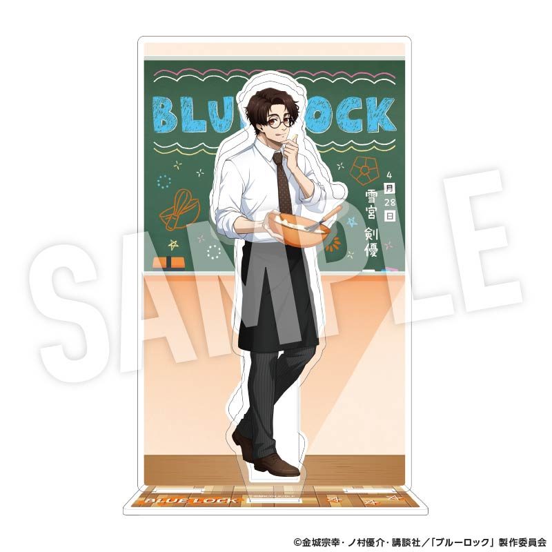 ブルーロック 背景枠付きアクリルスタンド Study 雪宮剣優 ("Blue Lock" Acrylic Stand with Background Frame Study Yukimiya Kenyu)