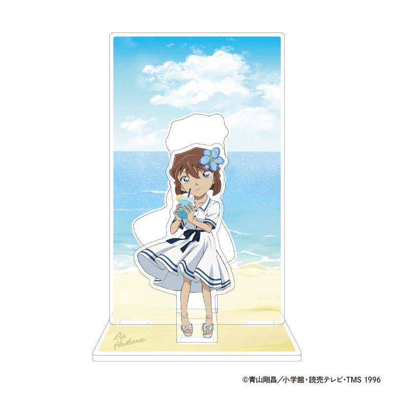 名探偵コナン 背景枠付きアクリルスタンド Seaside 灰原哀 ("Detective Conan" Acrylic Stand with Background Frame Seaside Haibara Ai)