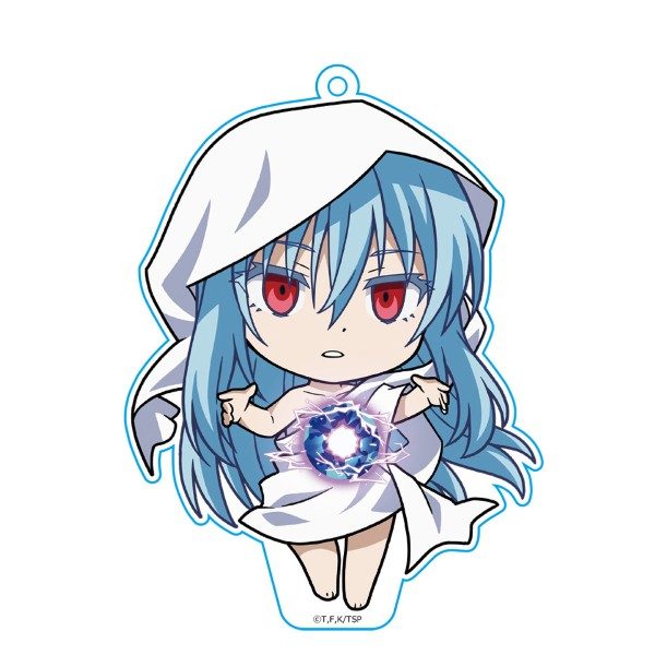劇場版 転生したらスライムだった件 紅蓮の絆編 ぷにこれ!キーホルダー(スタンド付) リムル 智慧之王Ver. ("That Time I Got Reincarnated as a Slime the Movie: Scarlet Bond" Puni Colle! Key Chain (with Stand) Rimuru Raphael Ver.)