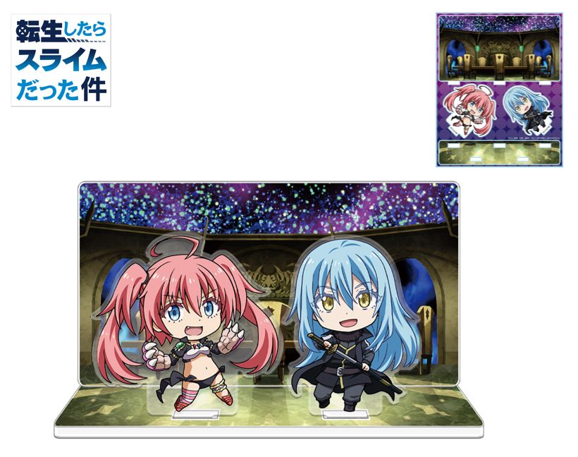 転生したらスライムだった件 アクリルジオラマE リムル<魔王Ver.>&ミリム<ドラゴンナックルVer.> ("That Time I Got Reincarnated as a Slime" Acrylic Diorama E Rimuru (Demon Ver.) & Milim (Dragon Knuckle Ver.))