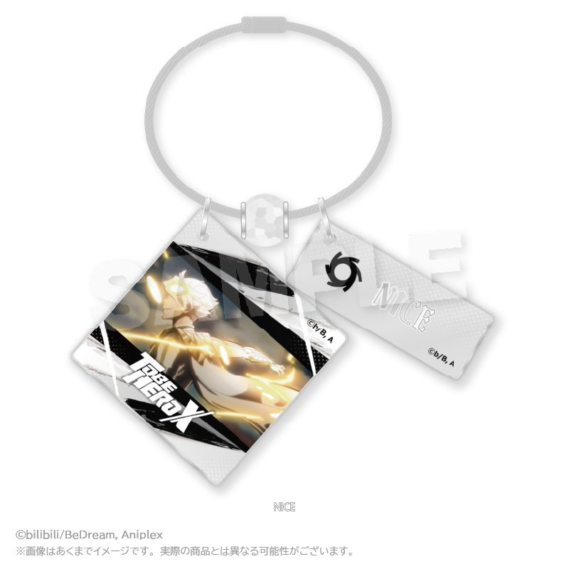 TO BE HERO X ワイヤーキーホルダー NICE ("To Be Hero X" Wire Key Chain Nice)