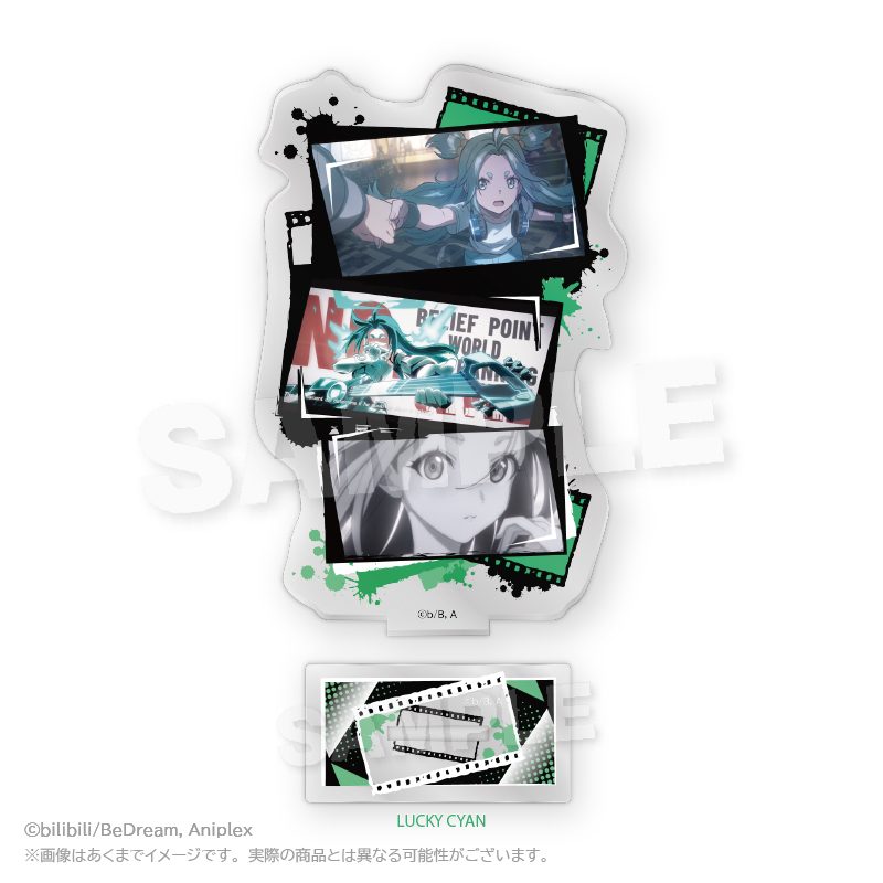 TO BE HERO X 場面写アクリルスタンド LUCKY CYAN ("To Be Hero X" Scenes Acrylic Stand Lucky Cyan)