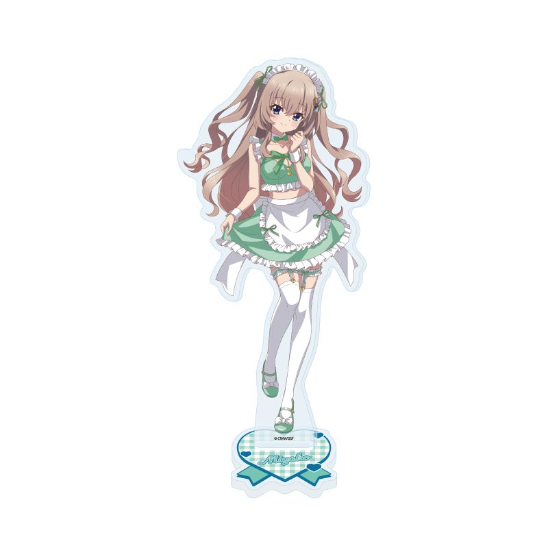 アクリルスタンド 9-nine- Ruler's Crown 01 九條都 メイドVer.(描き下ろしイラスト) (Acrylic Stand "9-nine- Ruler's Crown" 01 Kujo Miyako Maid Ver. (Original Illustration))