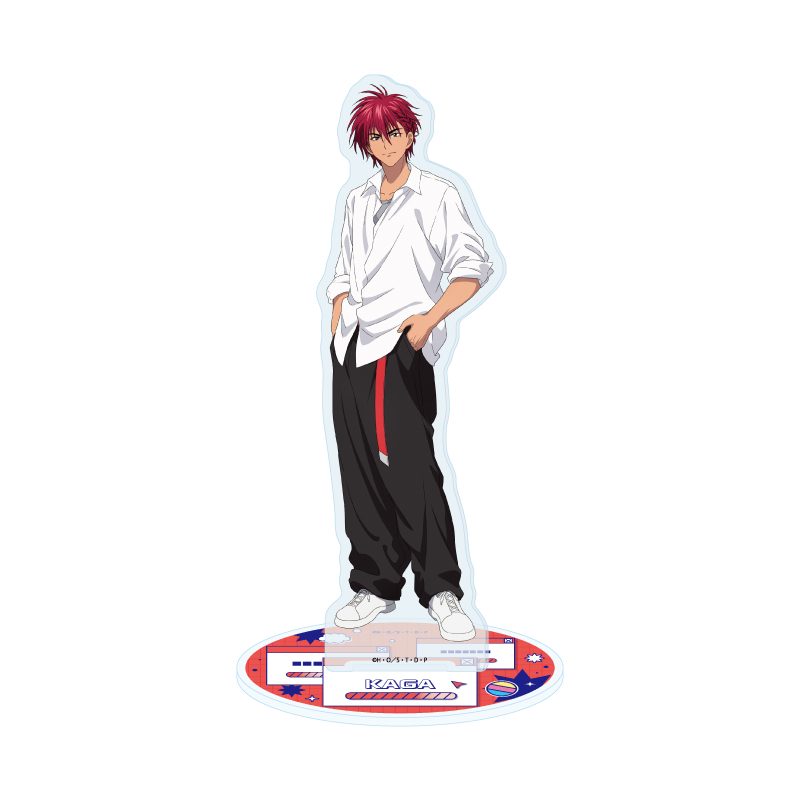 アクリルスタンド ヒカルの碁 79 加賀鉄男 平成男子Ver.(描き下ろしイラスト) (Acrylic Stand "Hikaru no Go" 79 Kaga Tetsuo Heisei Boys Ver. (Original Illustration))