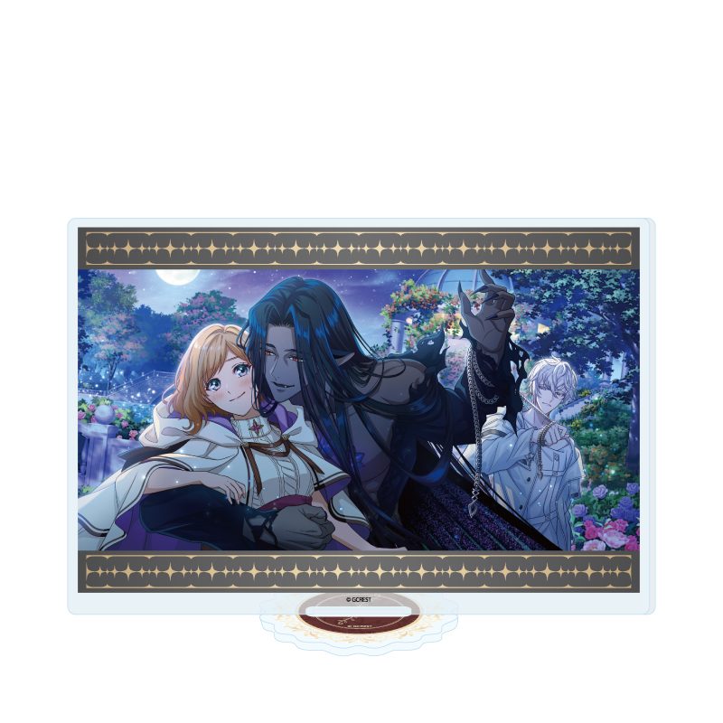 アクリルスタンド 夢職人と忘れじの黒い妖精 74 シハル&ベラノーラ(公式イラスト) (Acrylic Stand "Dream Meister and the Recollected Black Fairy" 74 Shiharu & Bellanola (Official Illustration))