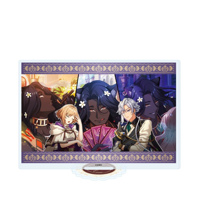 アクリルスタンド 夢職人と忘れじの黒い妖精 80 アデル&ジン(公式イラスト) (Acrylic Stand "Dream Meister and the Recollected Black Fairy" 80 Adel & Gin (Official Illustration))
