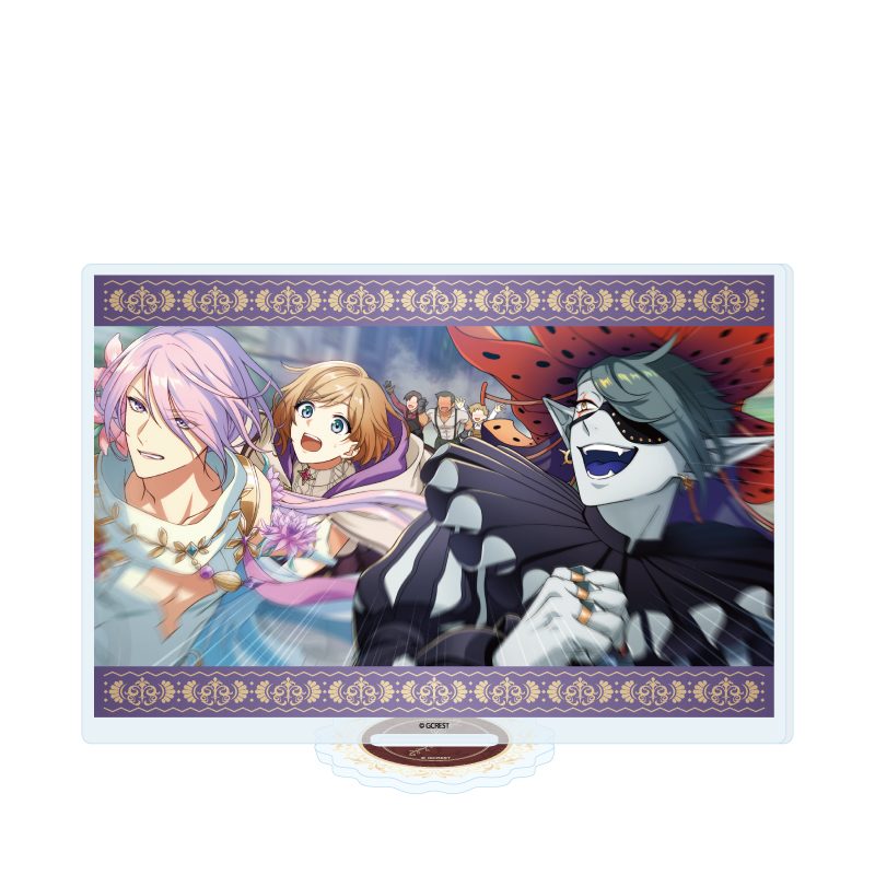 アクリルスタンド 夢職人と忘れじの黒い妖精 82 メリーローズ&ジェスター(公式イラスト) (Acrylic Stand "Dream Meister and the Recollected Black Fairy" 82 Merry-Rose & Jester (Official Illustration))