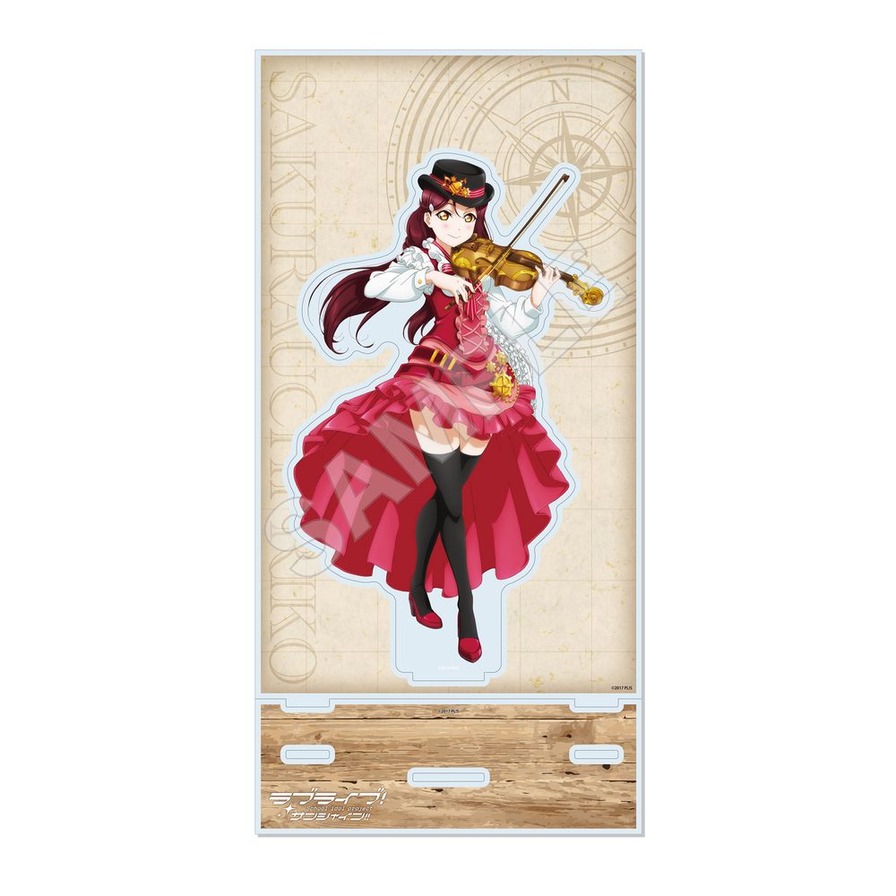 ラブライブ!サンシャイン!! 背景付きアクスタ B 桜内梨子 ("Love Live! Sunshine!!" Acrylic Stand with Background B Sakurauchi Riko)