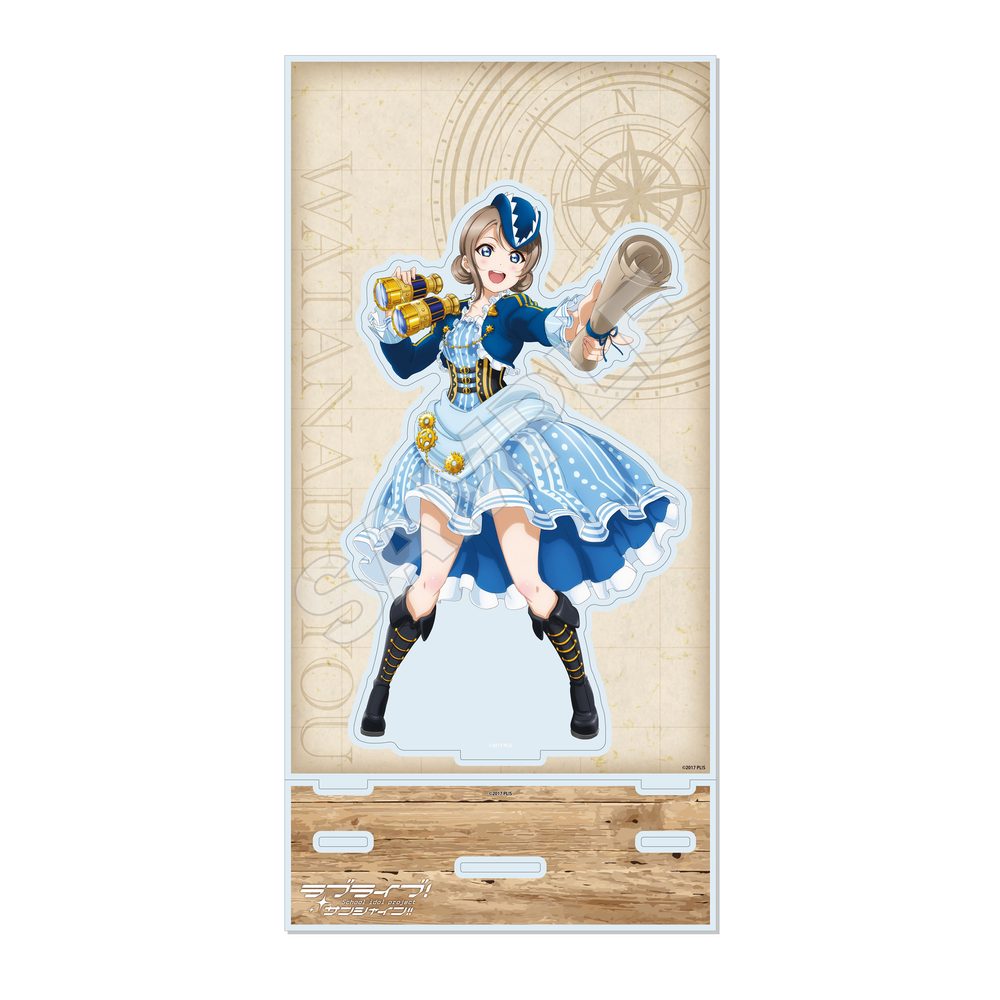 ラブライブ!サンシャイン!! 背景付きアクスタ E 渡辺曜 ("Love Live! Sunshine!!" Acrylic Stand with Background E Watanabe You)