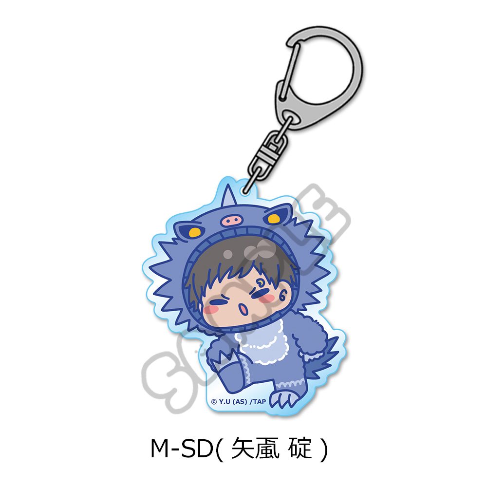 桃源暗鬼 第3弾 アクリルキーホルダー M-SD 矢颪碇 ("Tougen Anki" Vol. 3 Acrylic Key Chain M-SD Yaoroshi Ikari)