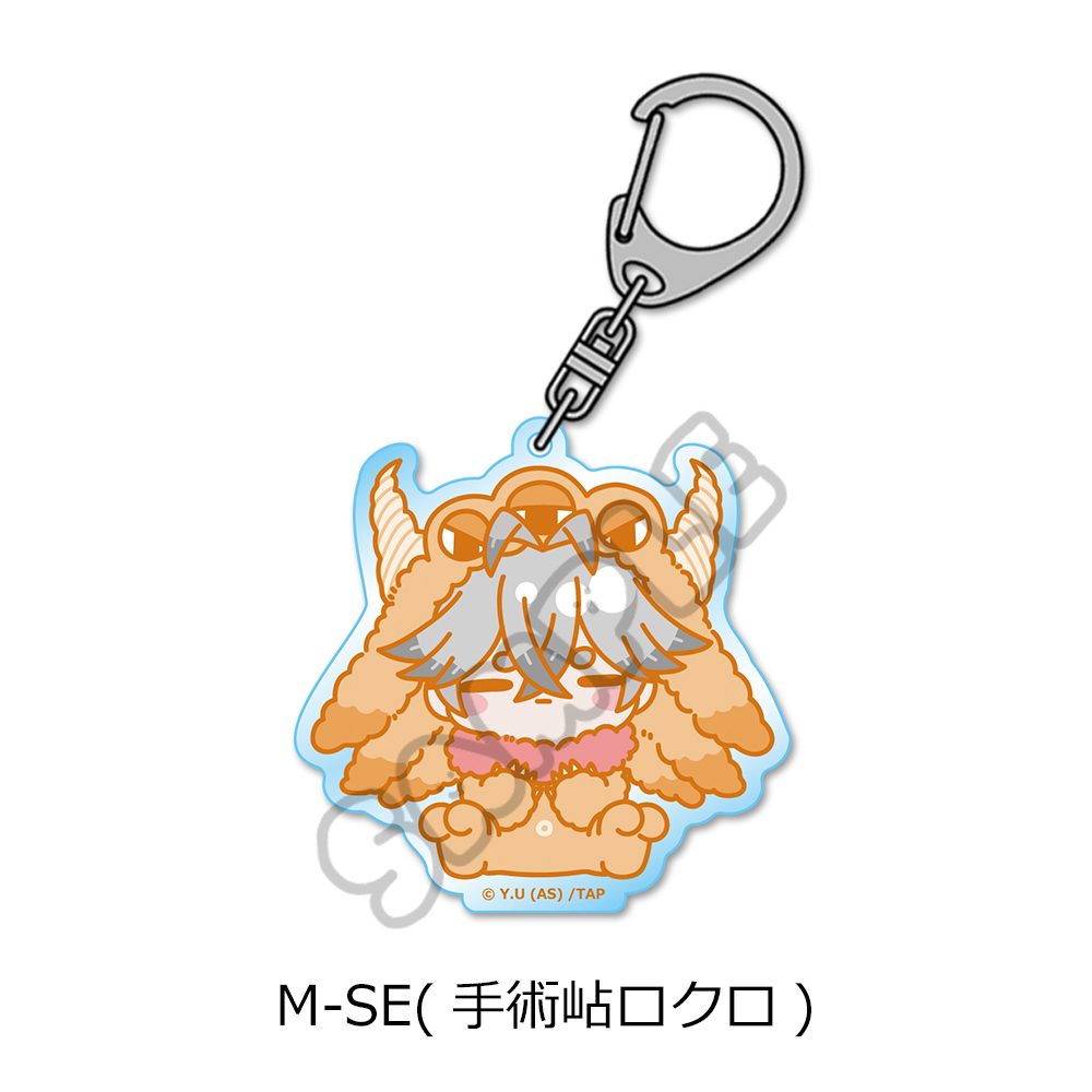 桃源暗鬼 第3弾 アクリルキーホルダー M-SE 手術岾ロクロ ("Tougen Anki" Vol. 3 Acrylic Key Chain M-SE Kiriyama Rokuro)