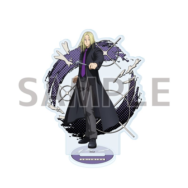 アクリルスタンド SAKAMOTO DAYS 66 神々廻 バトル×スーツVer.(描き下ろしイラスト) (Acrylic Stand "Sakamoto Days" 66 Shishiba Battle x Suit Ver. (Original Illustration))