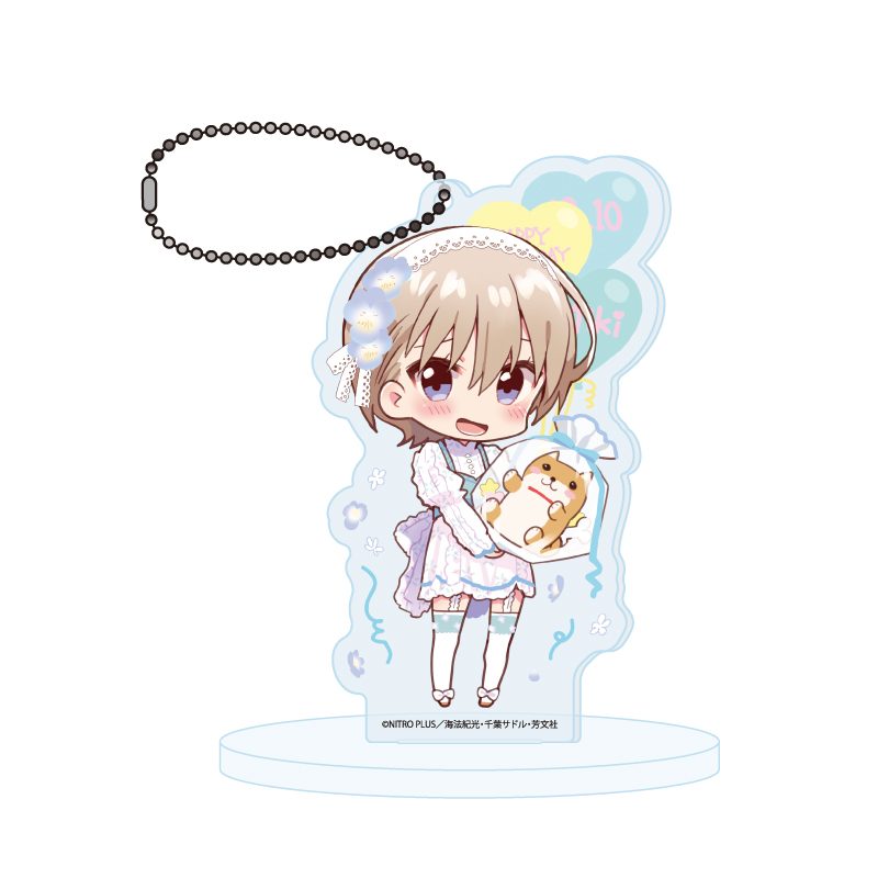 アクリルスタンドキーホルダー がっこうぐらし! 13 直樹美紀B(描き下ろしイラスト) (Acrylic Stand Key Chain "School-Live!" 13 Naoki Miki B (Original Illustration))