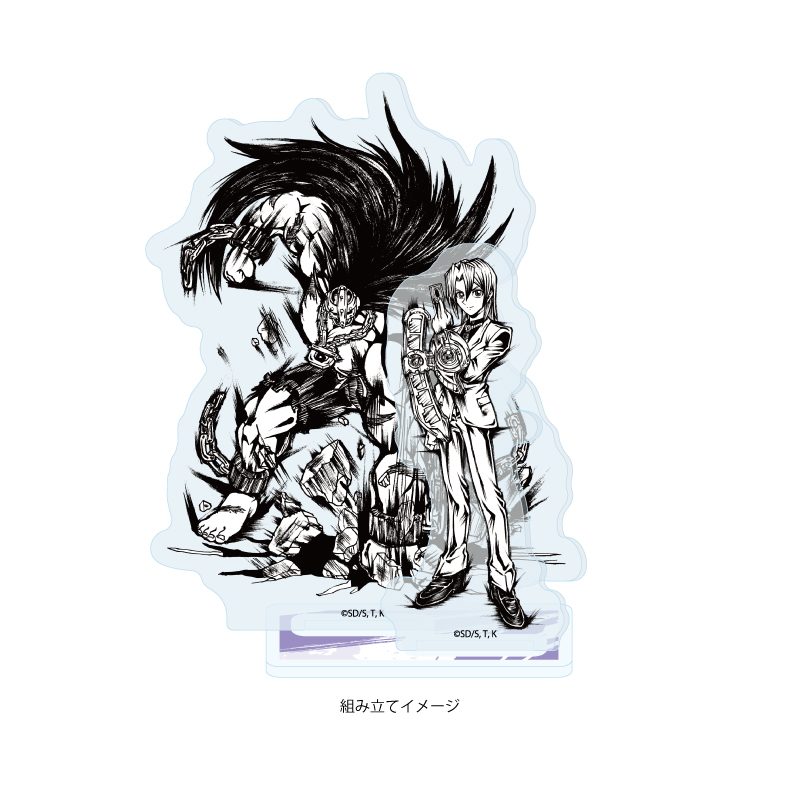 アクリルスタンドプレート 遊☆戯☆王デュエルモンスターズGX 08 エド・フェニックス(墨絵イラスト) (Acrylic Stand Plate "Yu-Gi-Oh! Duel Monsters GX" 08 Aster Phoenix (Sumie Illustration))