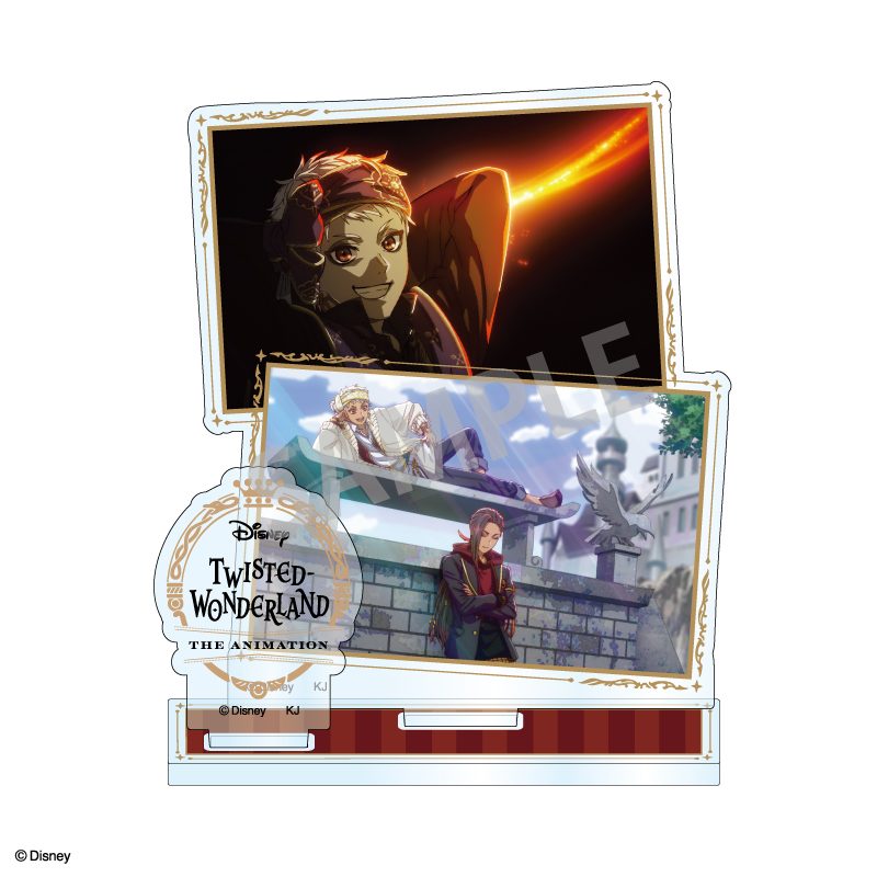 ディズニー ツイステッドワンダーランド ザ アニメーション 名場面アクリルスタンド スカラビア寮 ("Disney Twisted Wonderland the Animation" Best Scenes Acrylic Stand Scarabia Dormitory)