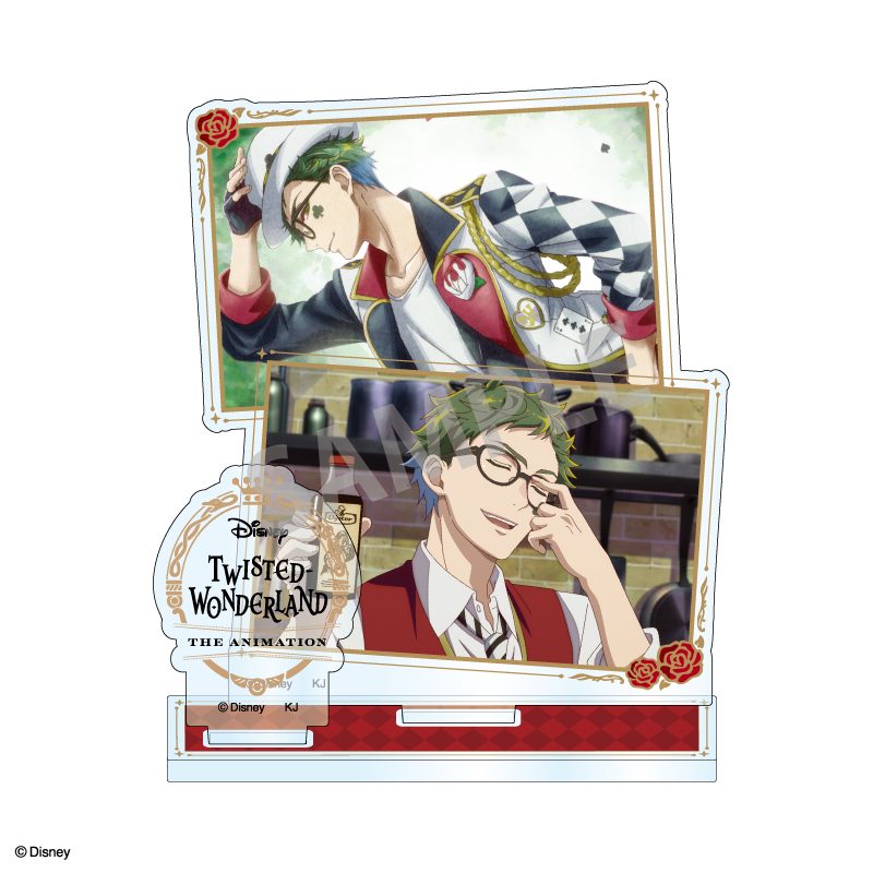 ディズニー ツイステッドワンダーランド ザ アニメーション 名場面アクリルスタンド トレイ・クローバー ("Disney Twisted Wonderland the Animation" Best Scenes Acrylic Stand Trey Clover)