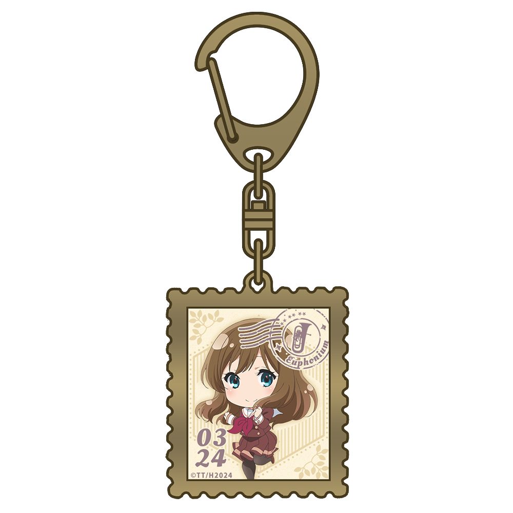 響け!ユーフォニアム 黒江真由 メタルキーホルダー ("Sound! Euphonium" Kuroe Mayu Metal Key Chain)