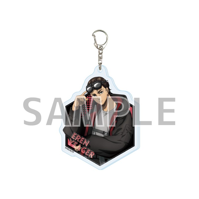 アクリルキーホルダー 進撃の巨人 The Final Season 02 エレン・イェーガー サイバーパンクVer.(描き下ろしイラスト) (Acrylic Key Chain "Attack on Titan The Final Season" 02 Eren Yeager Cyberpunk Ver. (Original Illustration))