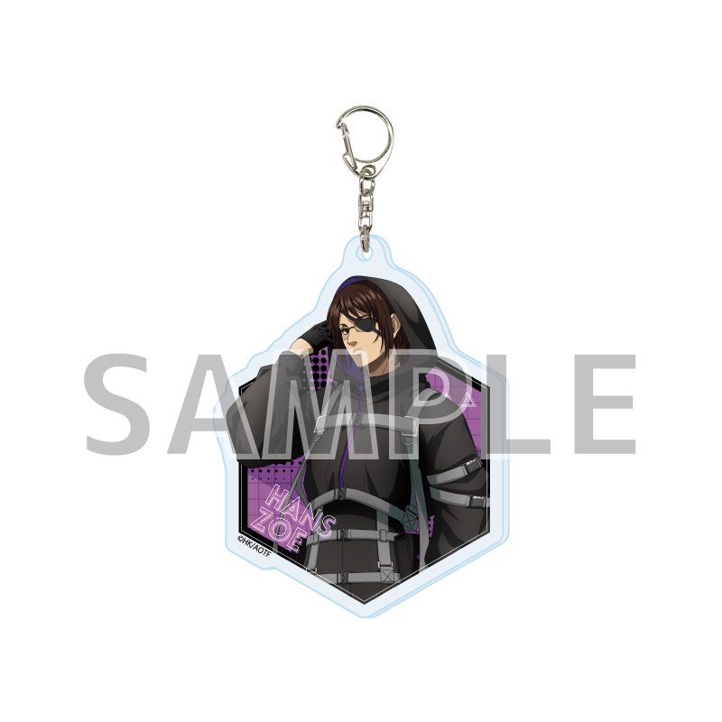 アクリルキーホルダー 進撃の巨人 The Final Season 05 ハンジ・ゾエ サイバーパンクVer.(描き下ろしイラスト) (Acrylic Key Chain "Attack on Titan The Final Season" 05 Hans Zoe Cyberpunk Ver. (Original Illustration))