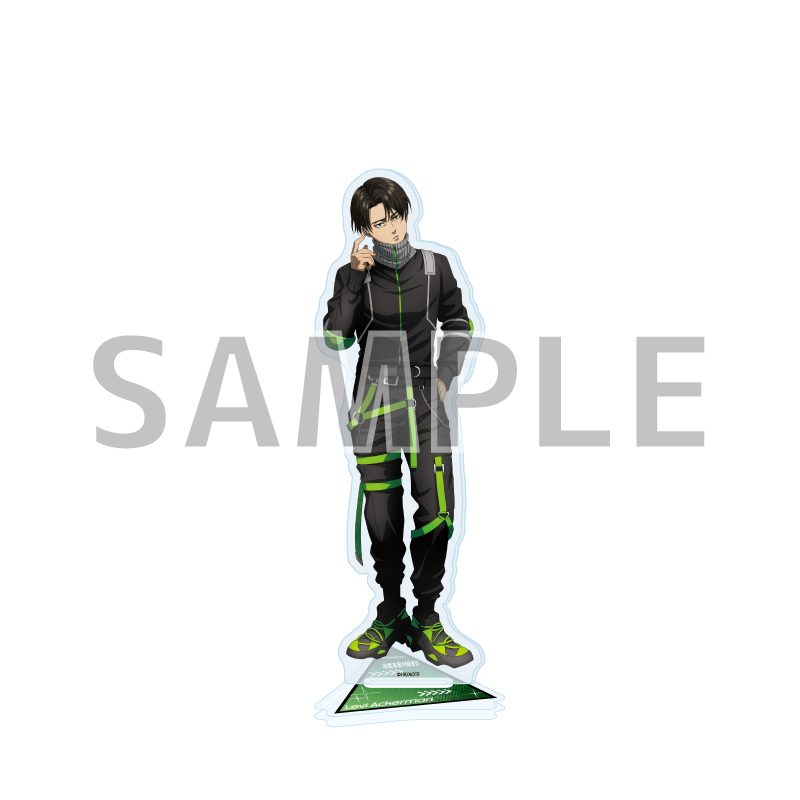 アクリルスタンド 進撃の巨人 The Final Season 11 リヴァイ・アッカーマン サイバーパンクVer.(描き下ろしイラスト) (Acrylic Stand "Attack on Titan The Final Season" 11 Levi Ackerman Cyberpunk Ver. (Original Illustration))