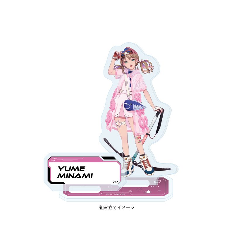 アクリルスタンドプレート グリッドマン ユニバース 26 南夢芽 バーチャルライバーVer.(描き下ろしイラスト) (Acrylic Stand Plate "GRIDMAN UNIVERSE" 26 Minami Yume Virtual Liver Ver. (Original Illustration))