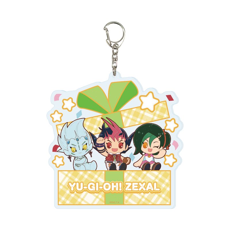 デカアクリルキーホルダー 遊☆戯☆王ZEXAL 01 遊馬&アストラル&小鳥(ぽてぬいアート) (Deka Acrylic Key Chain "Yu-Gi-Oh! Zexal" 01 Yuma & Astral & Kotori (Potenui Art))