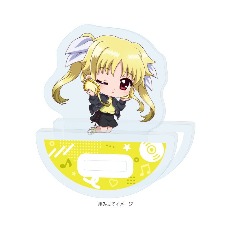 ゆらゆらアクリルスタンド 魔法少女リリカルなのはシリーズ 02 フェイト(ミニキャライラスト) (Yurayura Acrylic Stand "Magical Girl Lyrical Nanoha" Series 02 Fate (Mini Character Illustration))