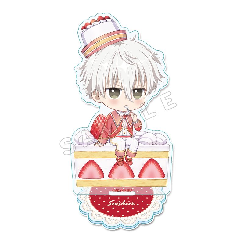 ブルーロック ぷちちょこアクリルスタンド 凪誠士郎 ショートケーキVer. ("Blue Lock" Puchichoko Acrylic Stand Nagi Seishiro Shortcake Ver.)