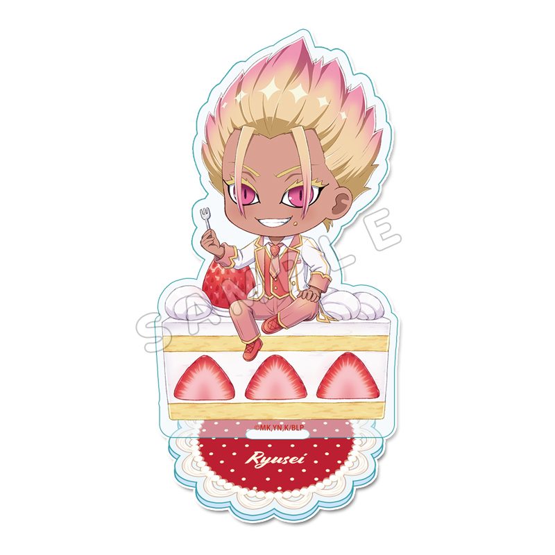 ブルーロック ぷちちょこアクリルスタンド 士道龍聖 ショートケーキVer. ("Blue Lock" Puchichoko Acrylic Stand Shidou Ryusei Shortcake Ver.)