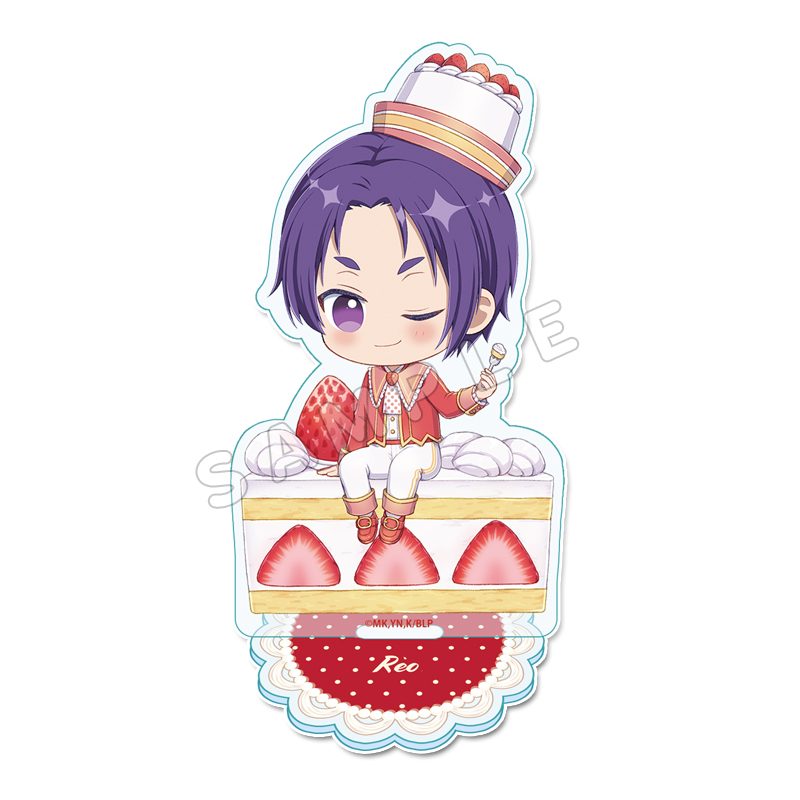 ブルーロック ぷちちょこアクリルスタンド 御影玲王 ショートケーキVer. ("Blue Lock" Puchichoko Acrylic Stand Mikage Reo Shortcake Ver.)
