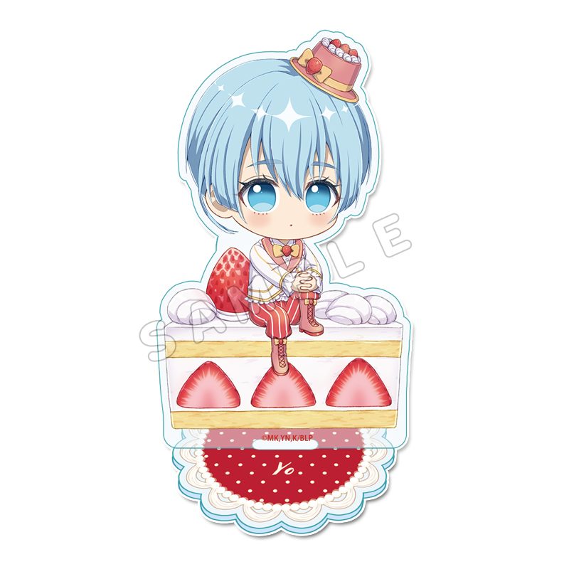 ブルーロック ぷちちょこアクリルスタンド 氷織羊 ショートケーキVer. ("Blue Lock" Puchichoko Acrylic Stand Hiori Yo Shortcake Ver.)