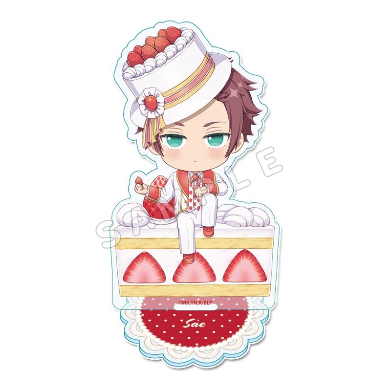 ブルーロック ぷちちょこアクリルスタンド 糸師冴 ショートケーキVer. ("Blue Lock" Puchichoko Acrylic Stand Itoshi Sae Shortcake Ver.)