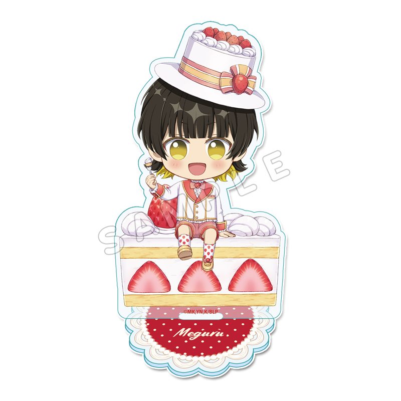 ブルーロック ぷちちょこアクリルスタンド 蜂楽廻 ショートケーキVer. ("Blue Lock" Puchichoko Acrylic Stand Bachira Meguru Shortcake Ver.)