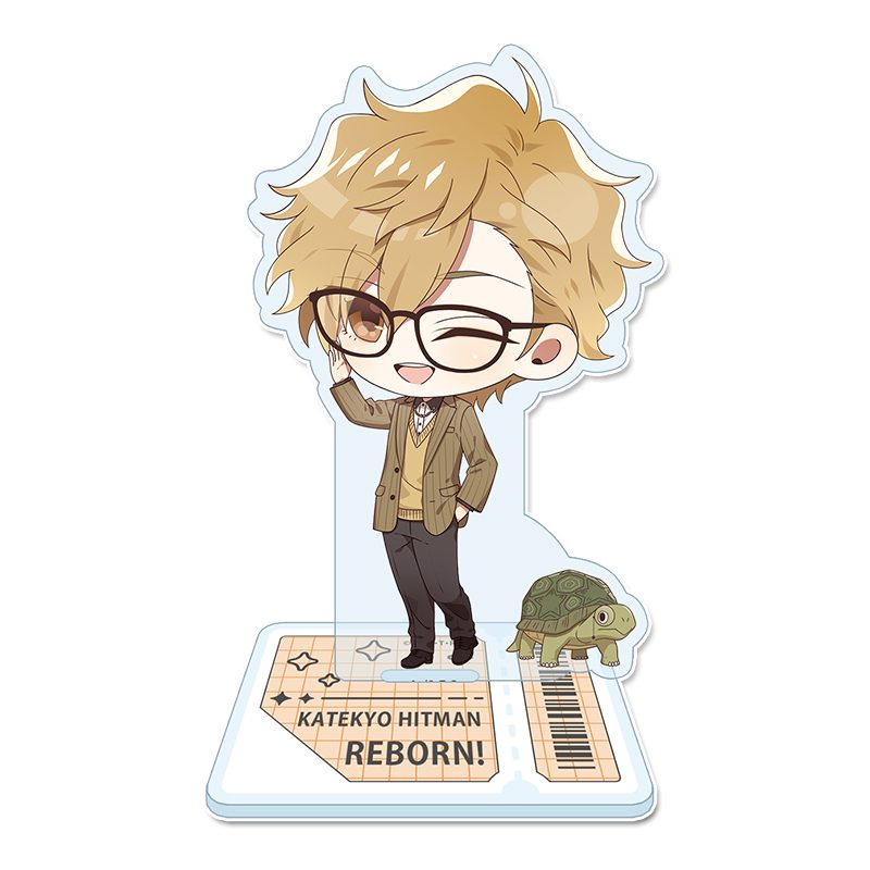 家庭教師ヒットマンREBORN! ぷちちょこアクリルスタンド ディーノ メガネ&スーツVer. ("Reborn!" Puchichoko Acrylic Stand Dino Glasses & Suit Ver.)