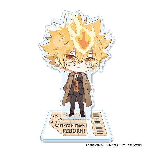 家庭教師ヒットマンREBORN! ぷちちょこアクリルスタンド ボンゴレI世 メガネ&スーツVer. ("Reborn!" Puchichoko Acrylic Stand Vongola Primo Glasses & Suit Ver.)